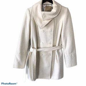 SuiteBlanco White Coat Size XL with Waist Strap